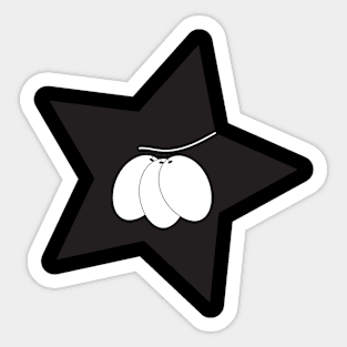 STARRY GRAPES Sticker